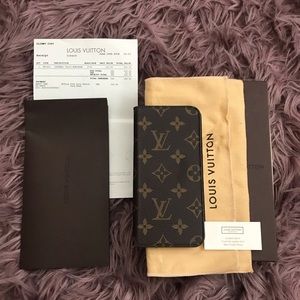 Authentic Louis Vuitton IPhone 6 Plus Folio case